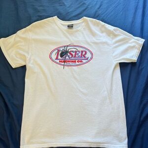 Loser Machine Co. “Spider” Graphic White Tee Shirt
